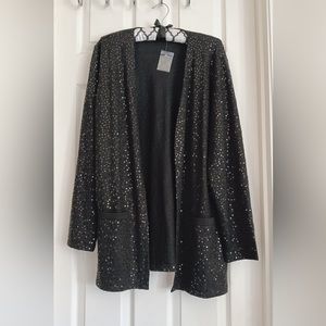 🆕 Black Sequence cardigan / cover up